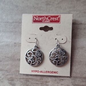 Northcrest Classic Silver Swirl Earrings